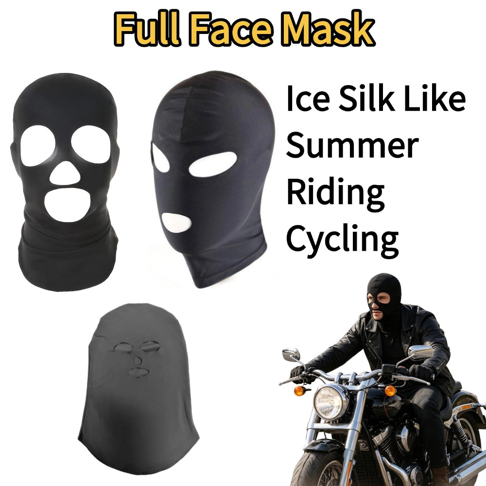 Sports Mask Breathable - Balaclava Full Face Mask 3/4 Hole