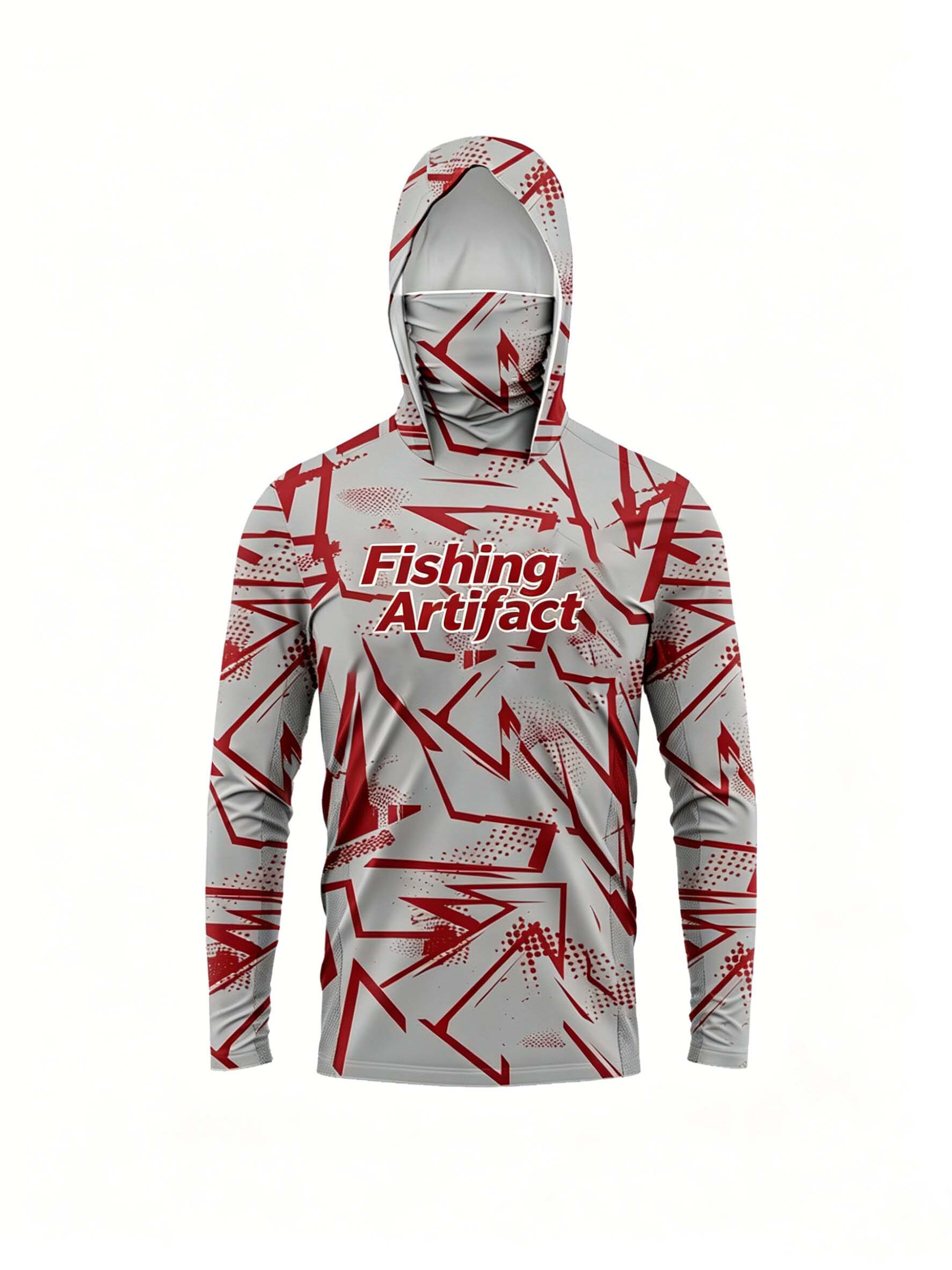 Men Summer 3D‑Printed Fishing  - Sports Mask Breathable ulasan dan harga
