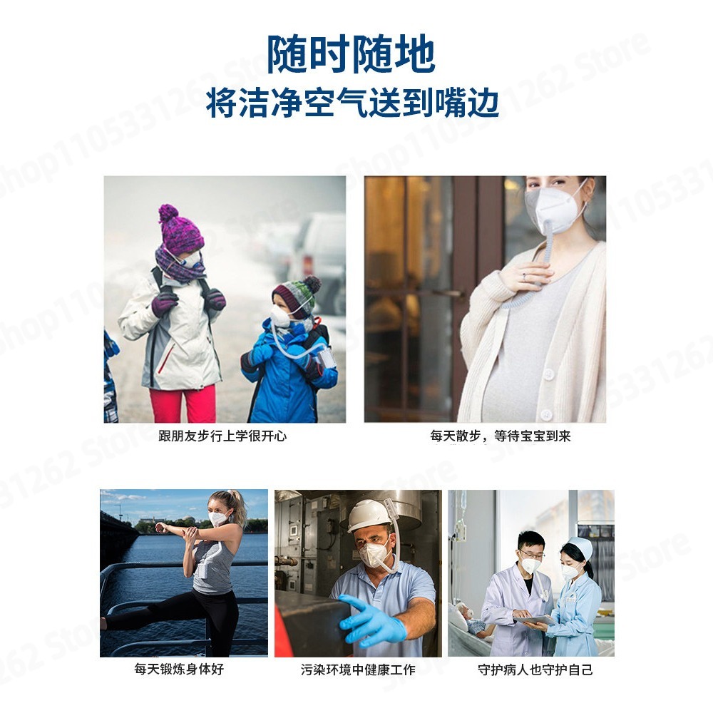 Positive‑Pressure Electric Fre - Kn95 Respirator Mask ulasan dan harga