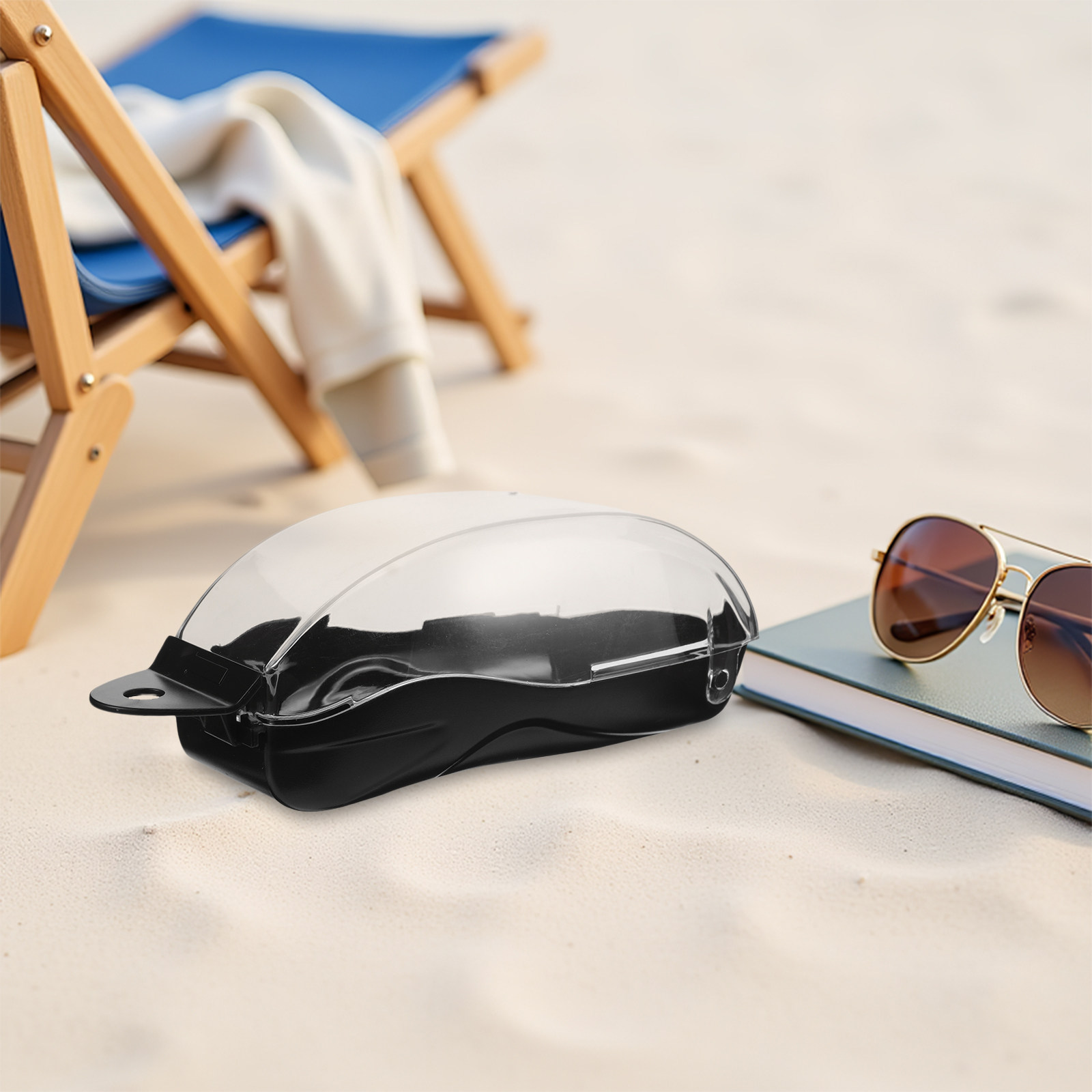 Swim Goggle Case with Clear Tr - Mask Case Hard Shell ulasan dan harga