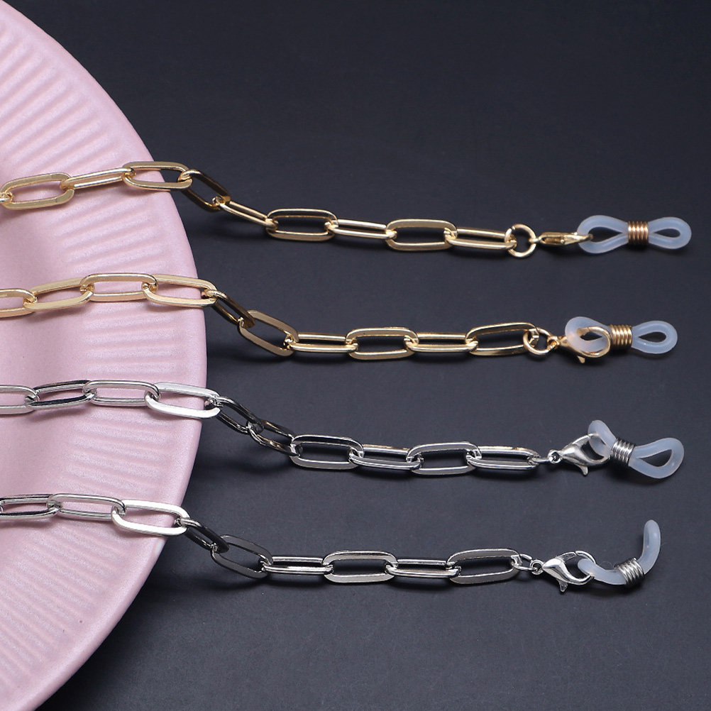 Gold Paperclip Mask Lanyard Gl - Mask Chain Holder ulasan dan harga