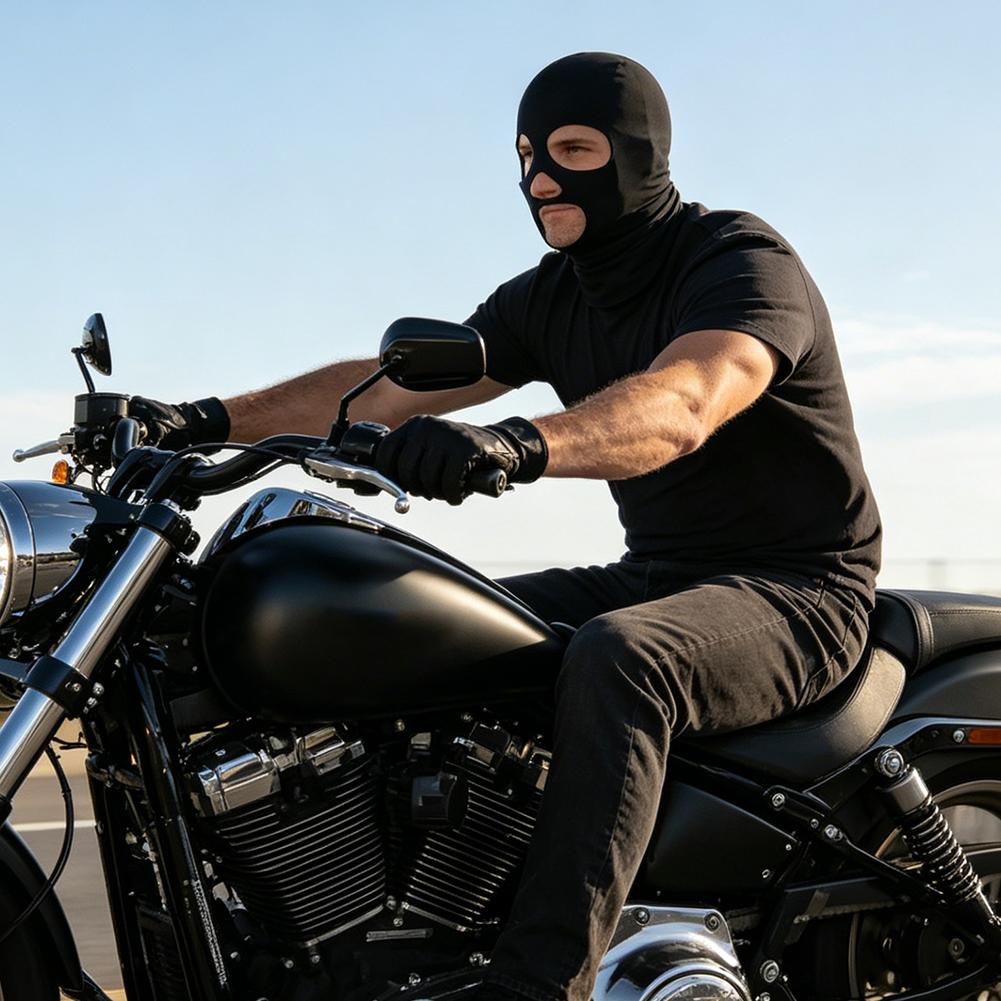 Balaclava Full Face Mask 3/4 H - Sports Mask Breathable ulasan dan harga